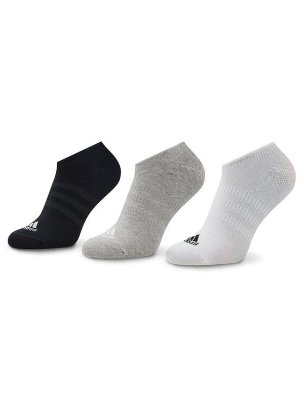 adidas adidas Set od 3 para unisex visokih čarapa Thin And Light IC1328 Šarena