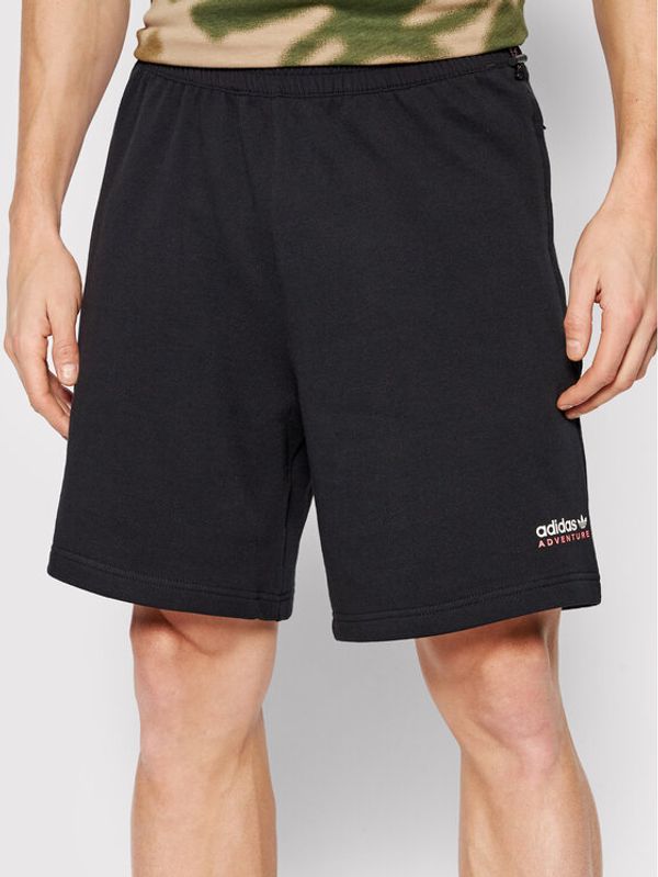 adidas adidas Sportske kratke hlače Adventure HF4767 Crna Standard Fit