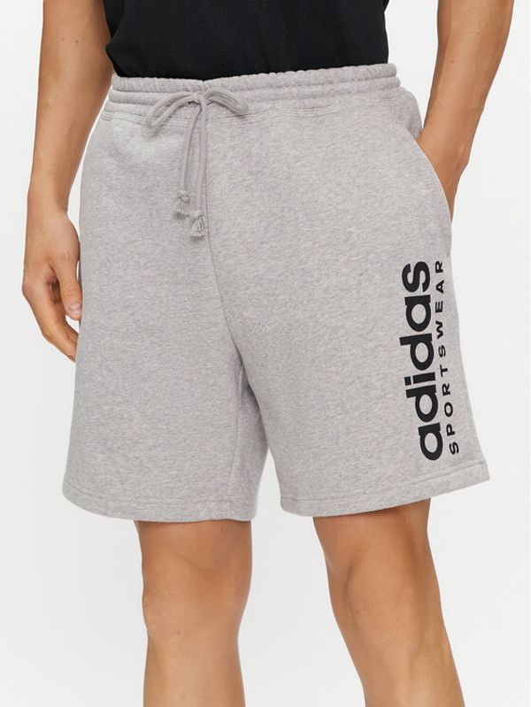 adidas adidas Sportske kratke hlače All SZN Fleece Graphic Shorts IC9796 Siva Regular Fit