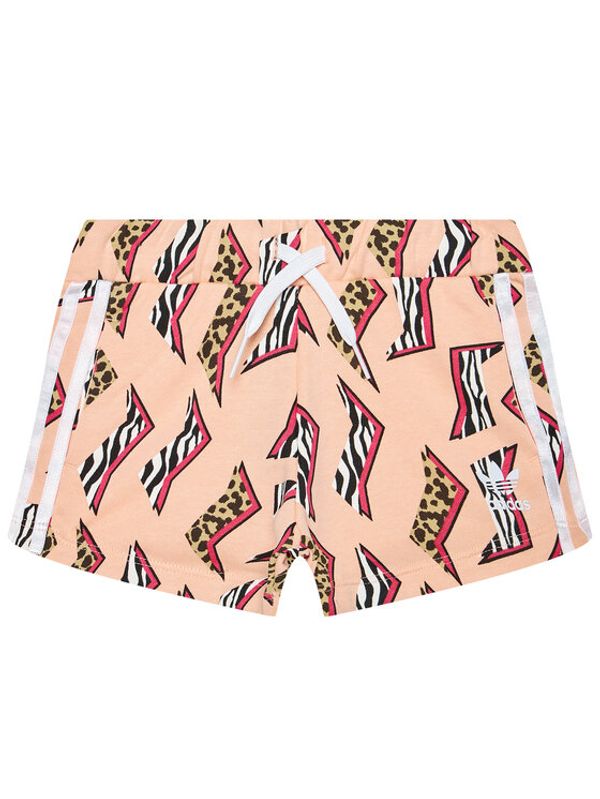 adidas adidas Sportske kratke hlače Allover Print GN2242 Ružičasta Regular Fit