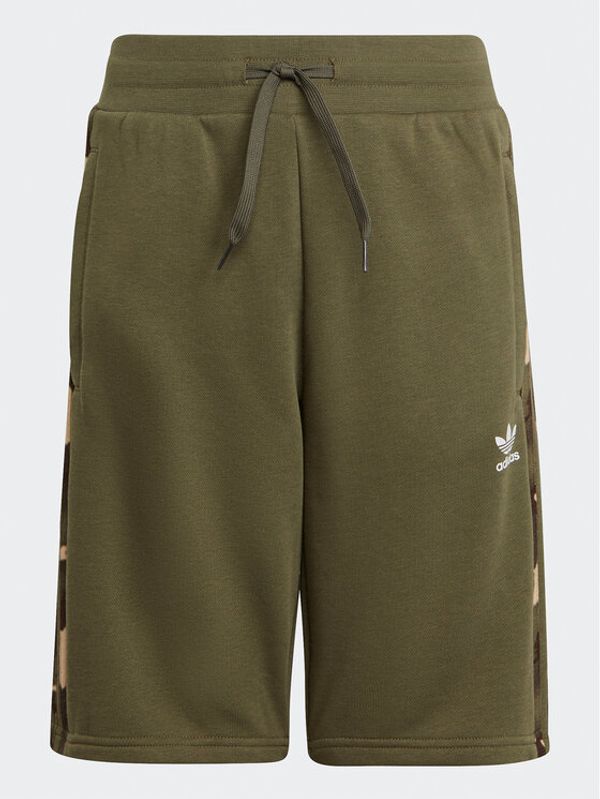 adidas adidas Sportske kratke hlače Camo Shorts IC5146 Zelena Regular Fit