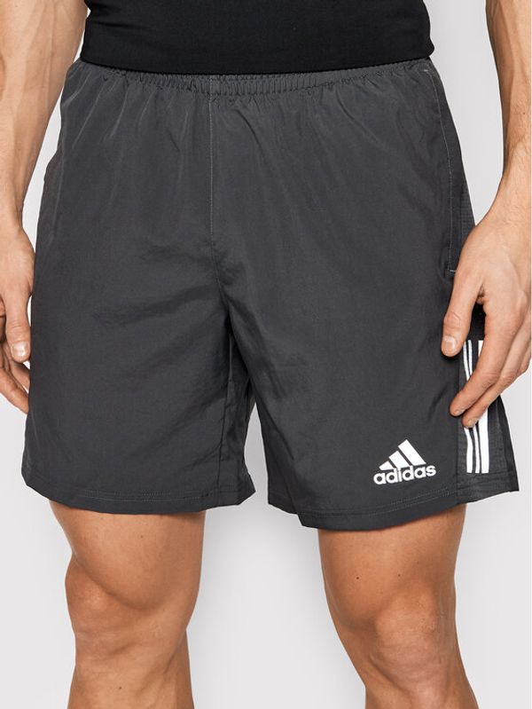 adidas adidas Sportske kratke hlače Own The Run HB7454 Siva Regular Fit