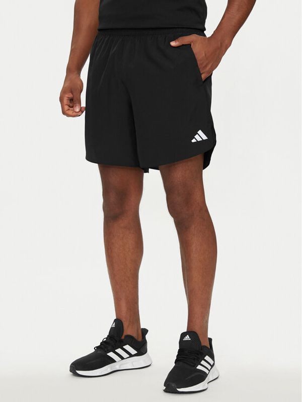 adidas adidas Sportske kratke hlače Run It IL7232 Crna Regular Fit