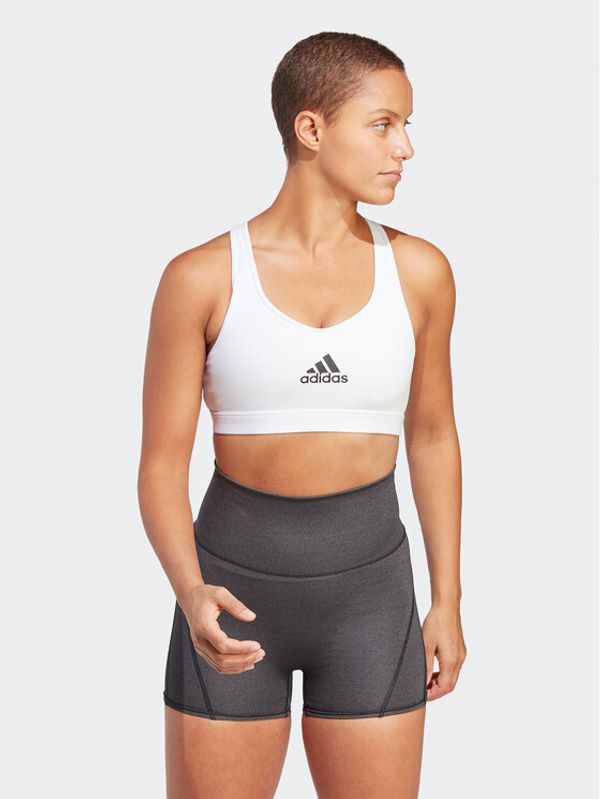 adidas adidas Sportski grudnjak PowerReact Train Medium-Support HR2889 Bijela