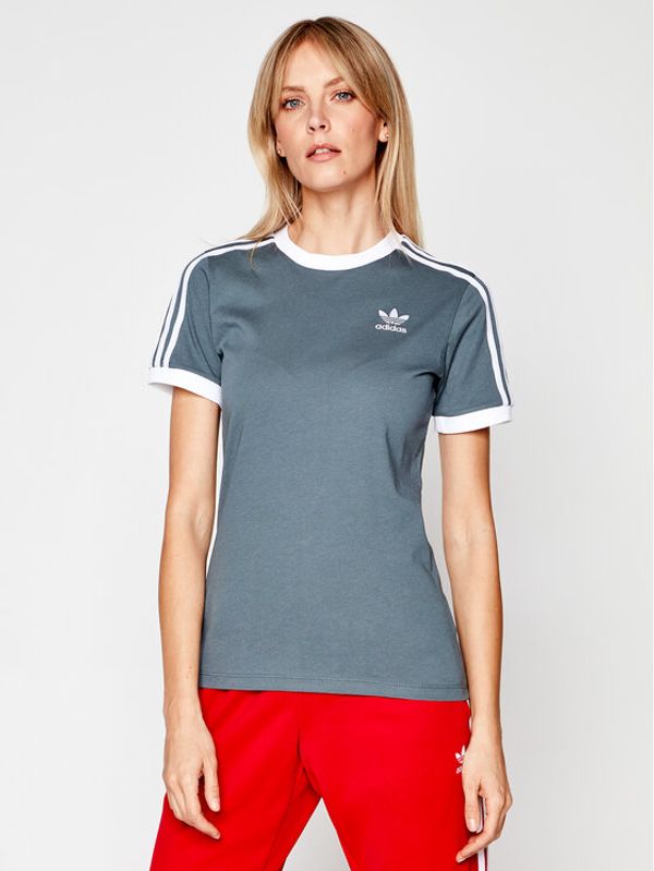 adidas adidas T-shirt adicolor Clasics 3-Stripes GN2914 Siva Regular Fit
