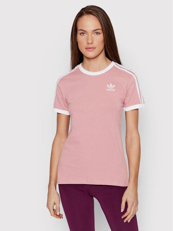 adidas adidas T-shirt adicolor Classics 3-Stripes HB9485 Ružičasta Regular Fit