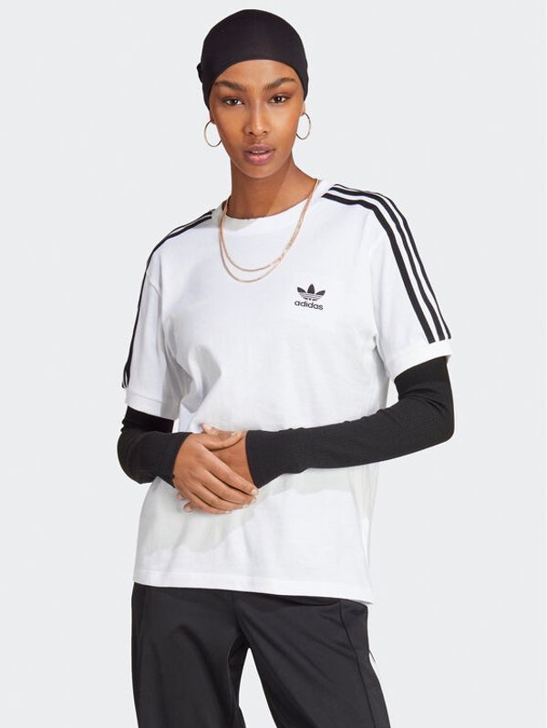 adidas adidas T-shirt Adicolor Classics 3-Stripes T-Shirt IB7410 Bijela Regular Fit