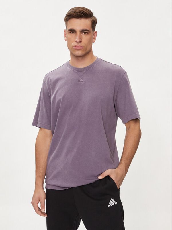adidas adidas T-shirt ALL SZN Garment-Wash IJ6924 Siva Loose Fit