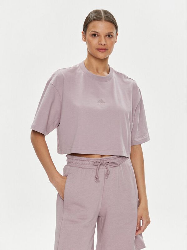 adidas adidas T-shirt ALL SZN IR8867 Ljubičasta Oversize