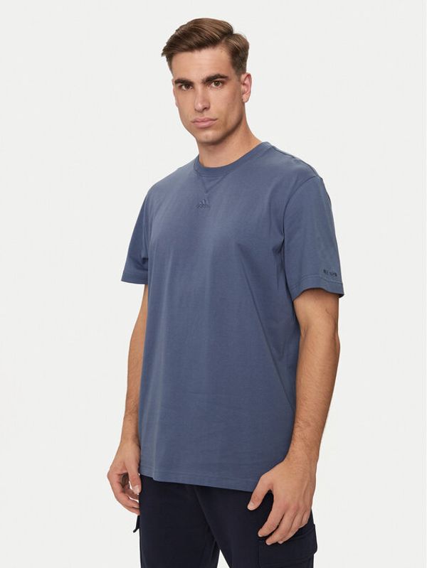 adidas adidas T-shirt ALL SZN IR9112 Plava Loose Fit