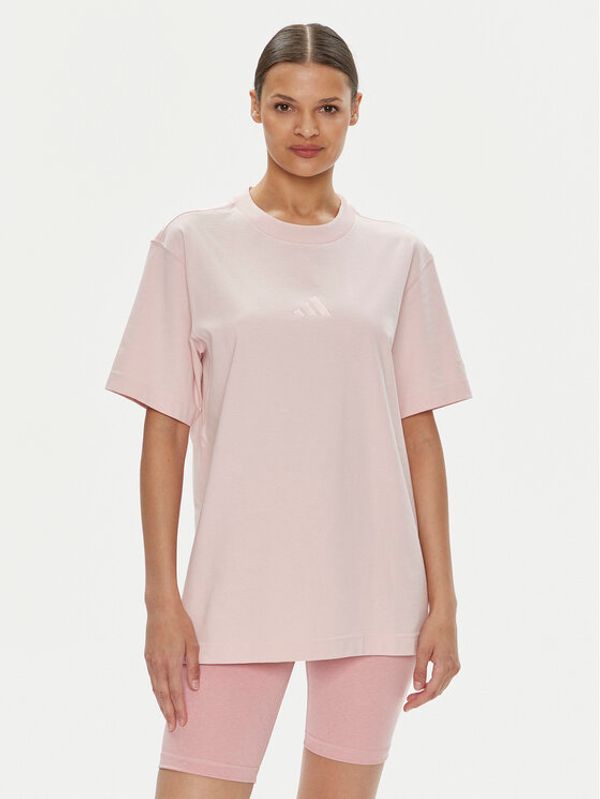 adidas adidas T-shirt ALL SZN IY6787 Ružičasta Loose Fit