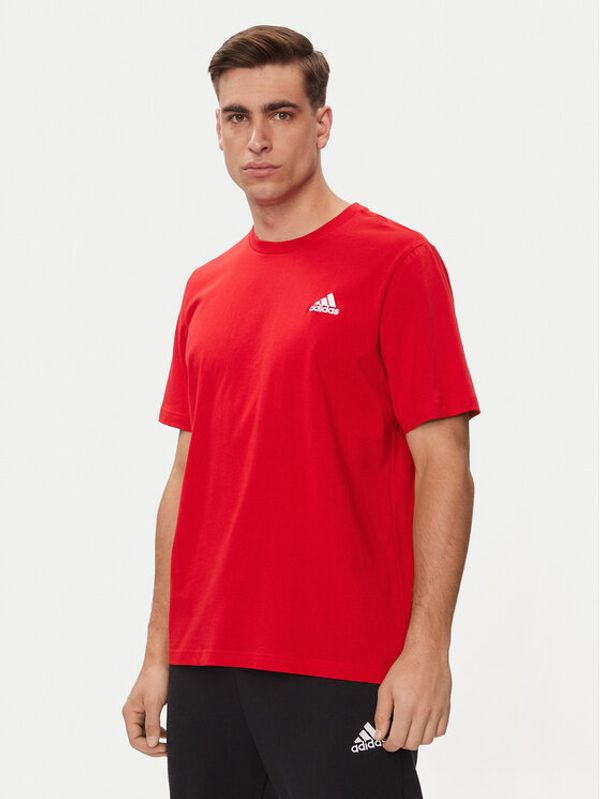 adidas adidas T-shirt Essentials Single Jersey Embroidered Small Logo T-Shirt IC9290 Crvena Regular Fit