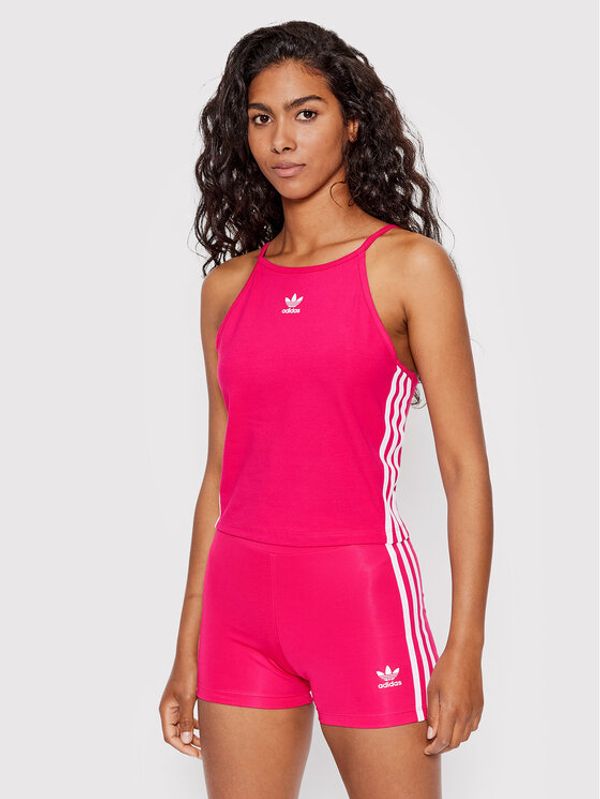 adidas adidas Top adicolor Classics HG6143 Ružičasta Slim Fit