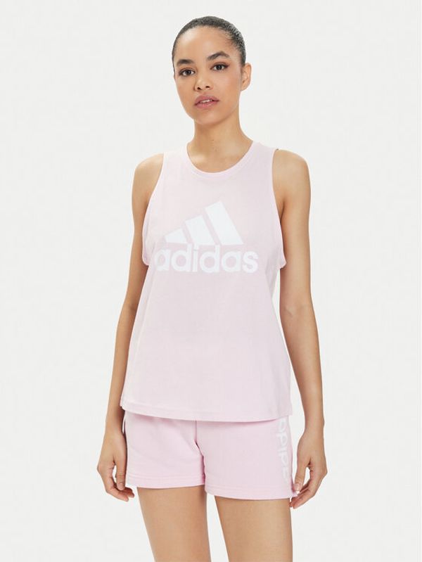 adidas adidas Top Essentials Big Logo H10205 Ružičasta Regular Fit