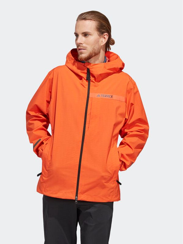 adidas adidas Vodootporna jakna Terrex Multi RAIN.RDY HM4052 Narančasta Regular Fit