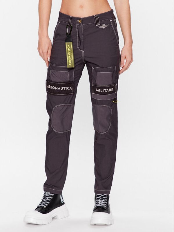 Aeronautica Militare Aeronautica Militare Hlače 231PA1532DCT2987 Siva Regular Fit