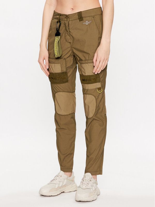 Aeronautica Militare Aeronautica Militare Hlače 231PA1532DCT2987 Zelena Slim Fit