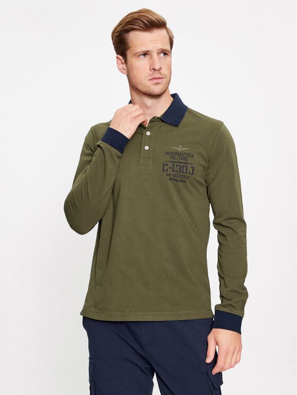 Aeronautica Militare Aeronautica Militare Polo 232PO1709J584 Zelena Regular Fit