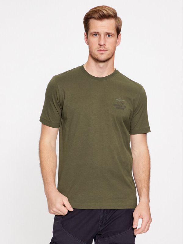 Aeronautica Militare Aeronautica Militare T-shirt 232TS2129J609 Zelena Regular Fit