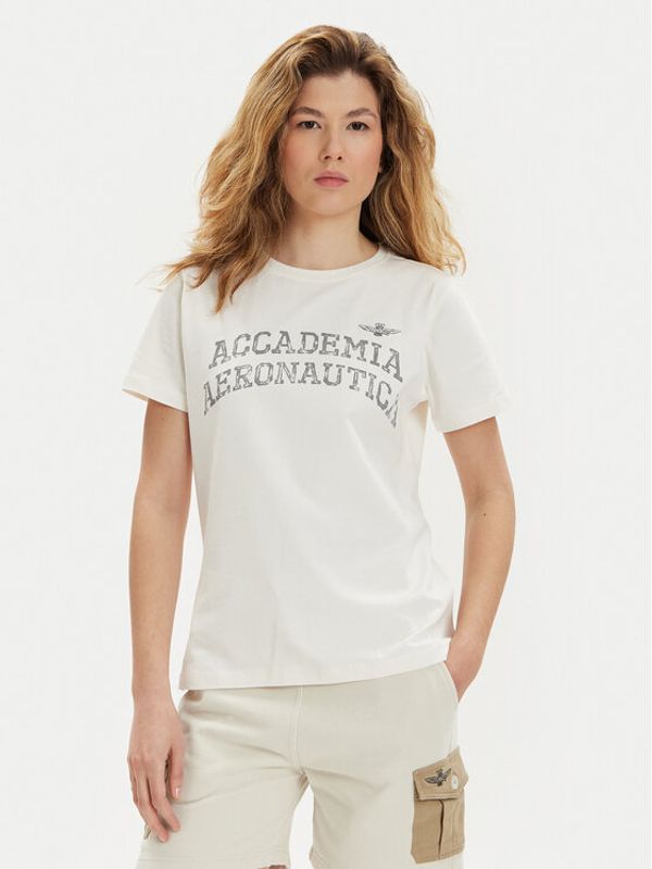 Aeronautica Militare Aeronautica Militare T-shirt 241TS2203DJ469 Écru Regular Fit