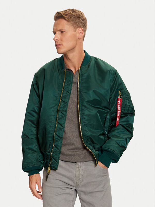 Alpha Industries Alpha Industries Bomber 100101 Zelena Regular Fit