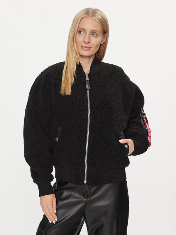 Alpha Industries Alpha Industries Bomber MA-1 VF Teddy 108003 Crna Regular Fit