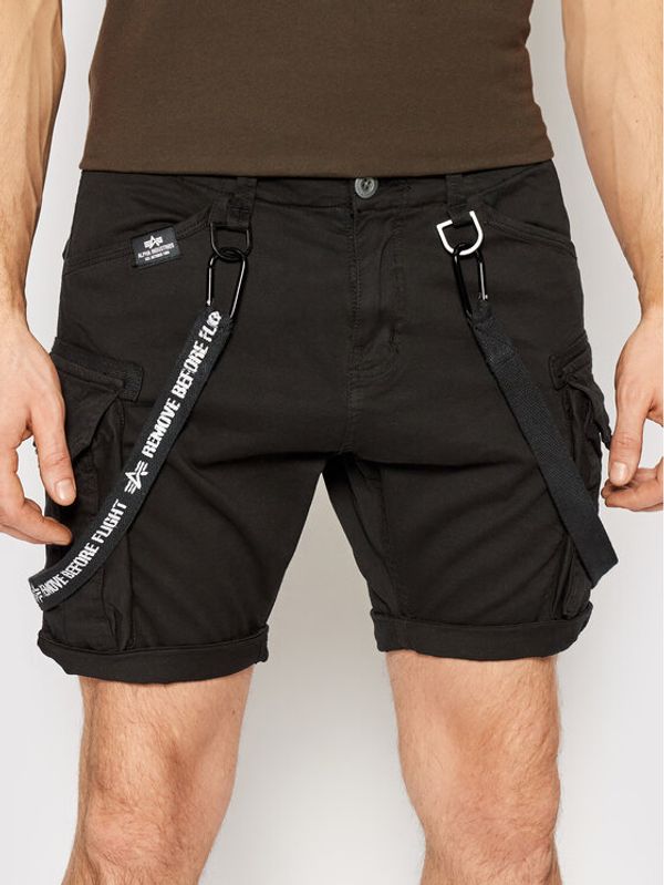 Alpha Industries Alpha Industries Kratke hlače Utility 116213 Crna Regular Fit