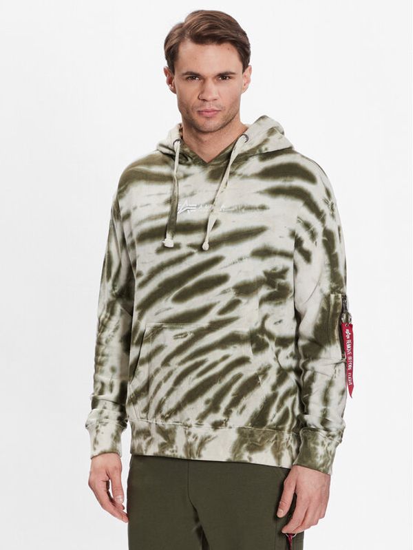 Alpha Industries Alpha Industries Majica dugih rukava Tie Dye 106335 Šarena Regular Fit