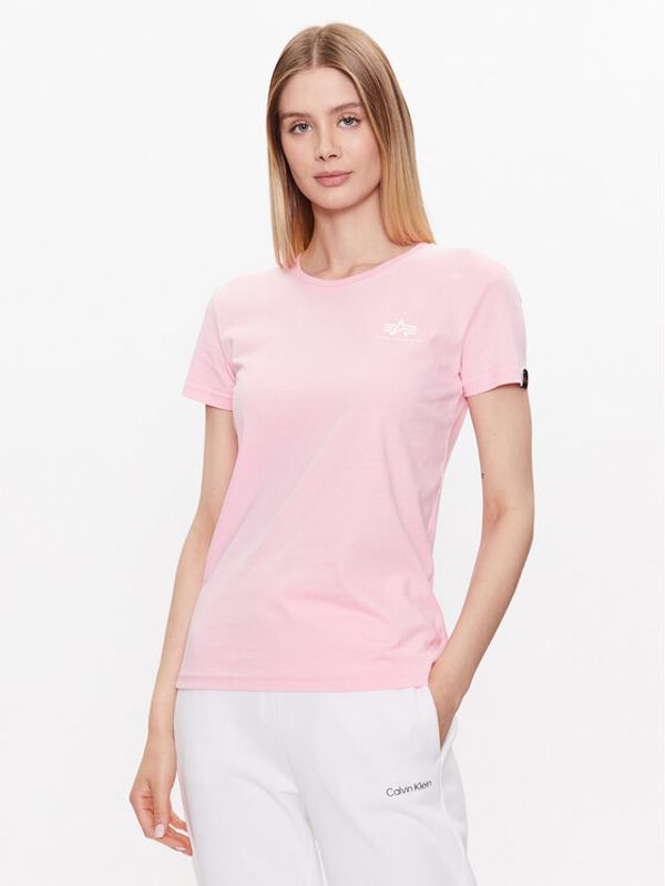 Alpha Industries Alpha Industries T-shirt Basic 196054 Ružičasta Regular Fit