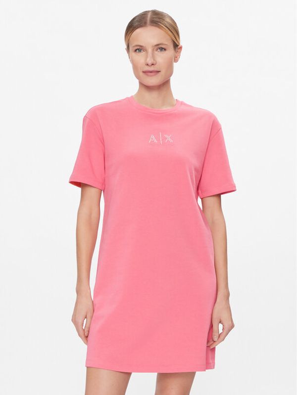 Armani Exchange Armani Exchange Haljina za svaki dan 3DYA89 YJFHZ 14BH Ružičasta Regular Fit