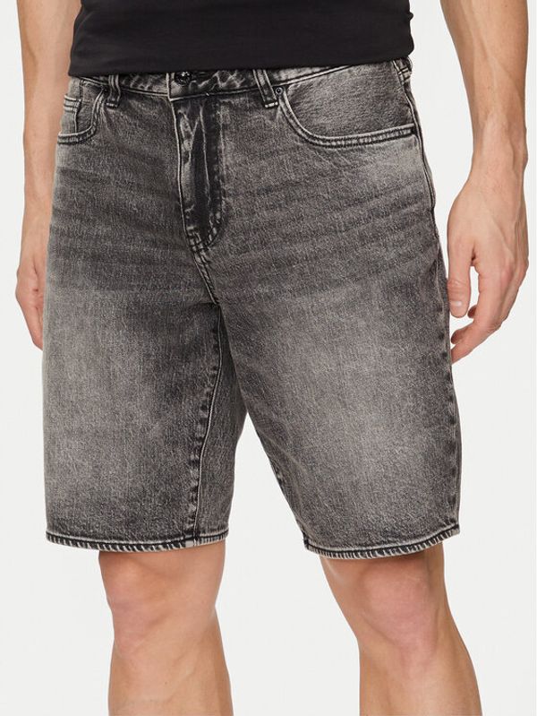 Armani Exchange Armani Exchange Kratke traperice 3DZJ65 Z1KQZ 0204 Crna Regular Fit