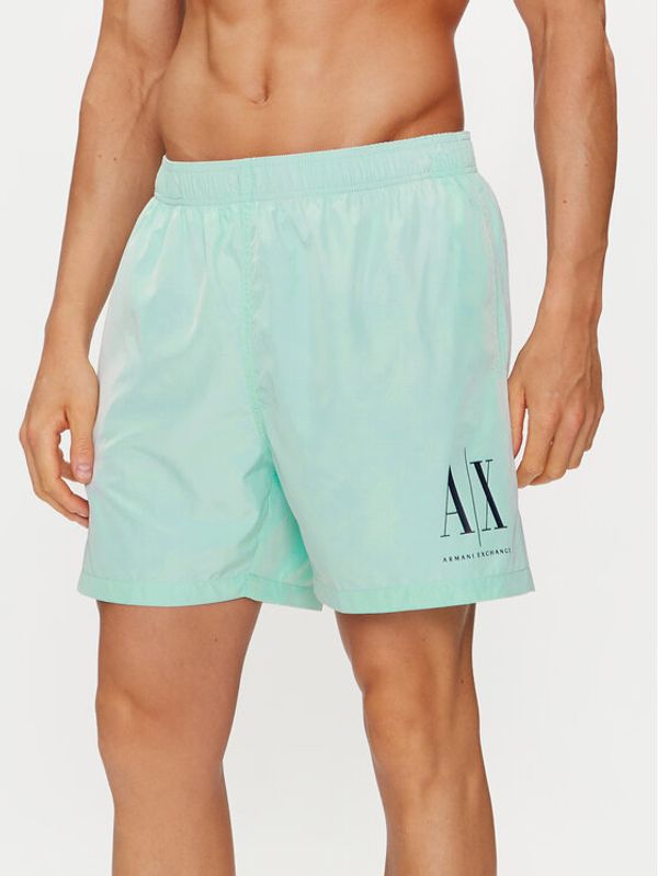 Armani Exchange Armani Exchange Kupaće hlače 953034 CC623 16130 Zelena Regular Fit