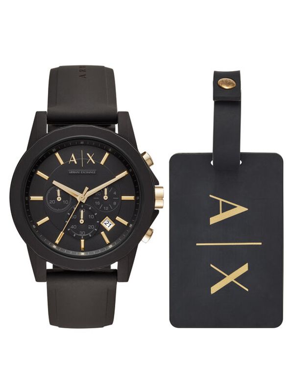 Armani Exchange Armani Exchange Sat Outerbanks AX7105 Crna