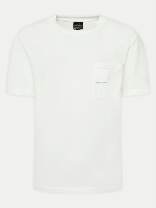 Armani Exchange Armani Exchange T-shirt 6DZMJC ZJXHZ 1116 Bijela Regular Fit