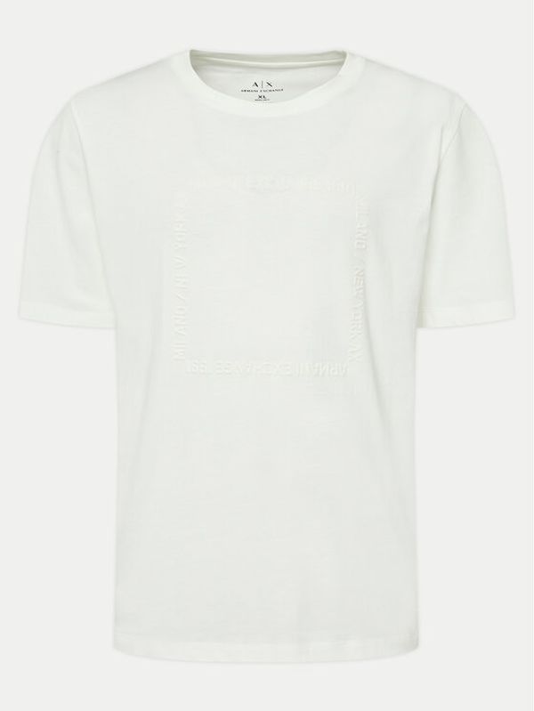 Armani Exchange Armani Exchange T-shirt 6DZTLN ZJ9JZ 1116 Bijela Regular Fit