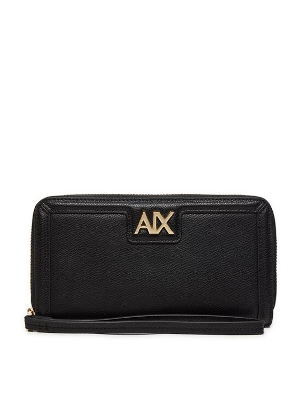 Armani Exchange Armani Exchange Veliki ženski novčanik 948451 4R731 Crna