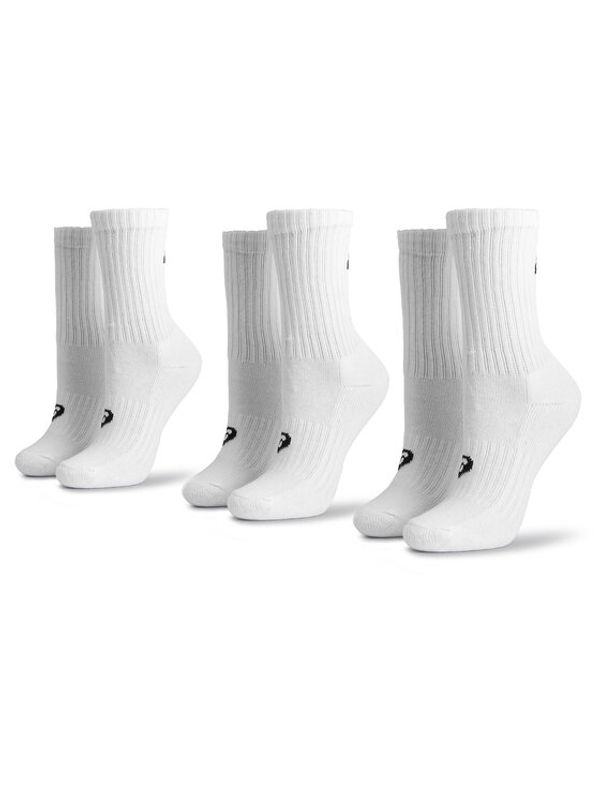 Asics Asics Set od 3 para unisex visokih čarapa 3PPK Crew Sock 155204 Bijela