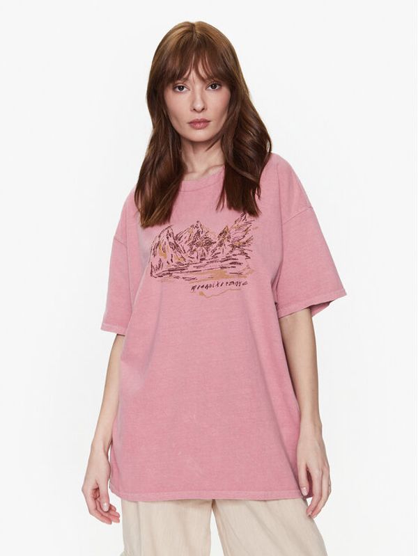BDG Urban Outfitters BDG Urban Outfitters T-shirt BDG MOSQUITO RANGE DAD T 76471770 Ružičasta Oversize