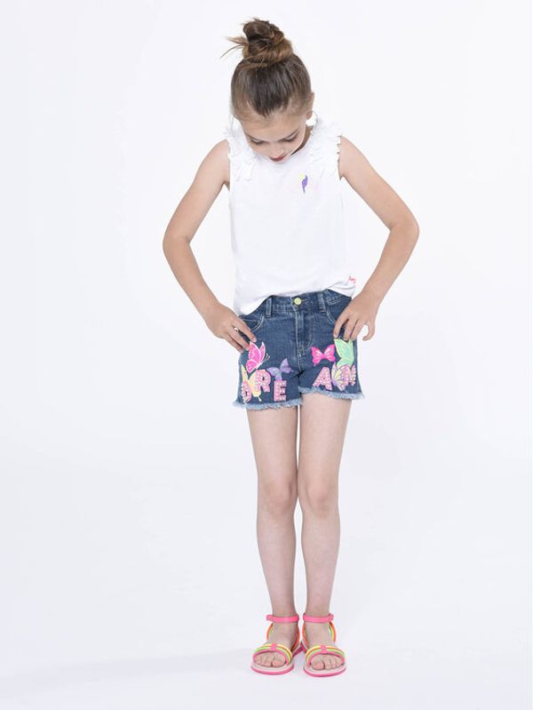 Billieblush Billieblush Kratke traperice U14644 Plava Regular Fit