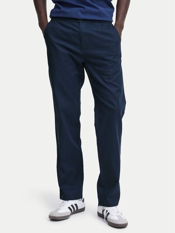 Blend Blend Hlače 20716614 Tamnoplava Straight Fit
