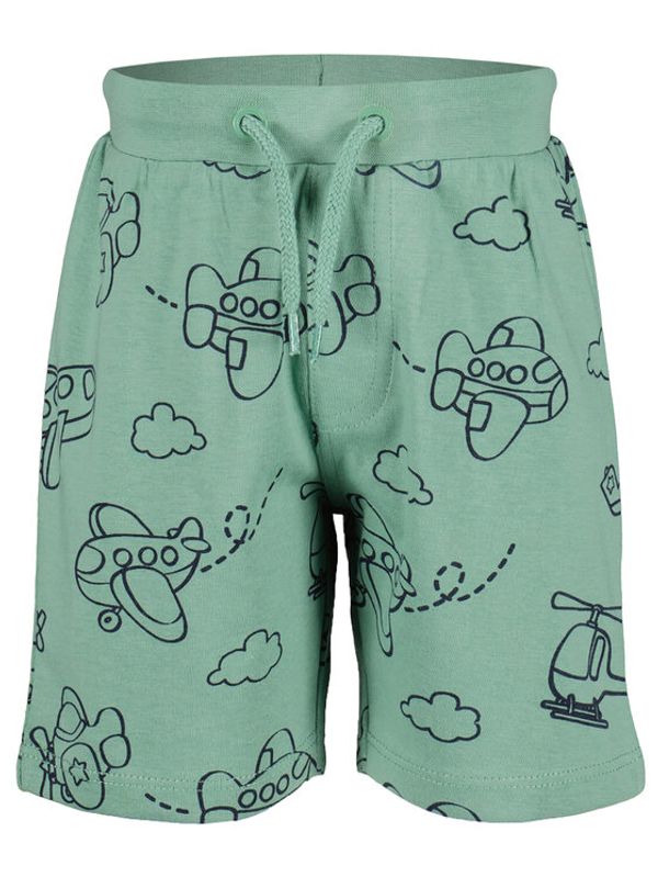 Blue Seven Blue Seven Kratke hlače 938072 X Zelena Regular Fit
