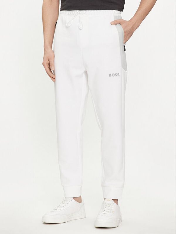 Boss Boss Donji dio trenerke Hadiko 50510346 Bijela Regular Fit