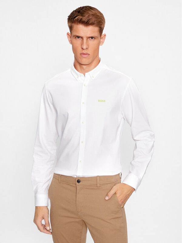 Boss Boss Košulja Biado_R 50497486 Bijela Slim Fit