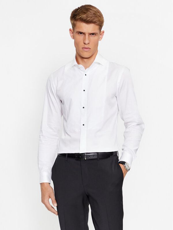 Boss Boss Košulja H-Hank-Tux3-231 50503261 Bijela Slim Fit