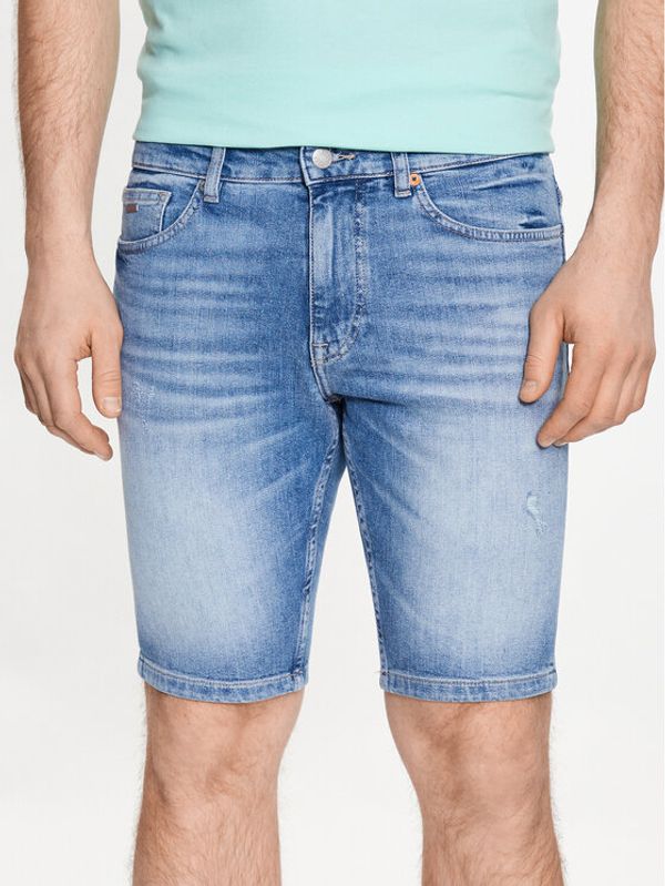 Boss Boss Kratke traperice Delaware 50490005 Plava Slim Fit