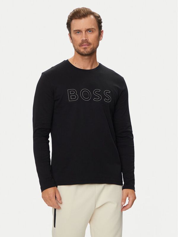 Boss Boss Majica dugih rukava Togn 1 50519356 Crna Regular Fit