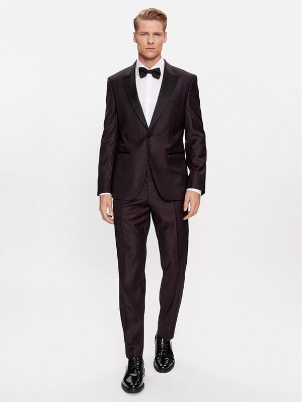 Boss Boss Odijelo H-Huge-2Pcs-Tux-231 50502449 Tamnocrvena Slim Fit