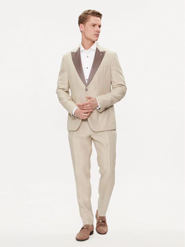 Boss Boss Odijelo H-Huge-Tux-242 50514661 Bež Slim Fit