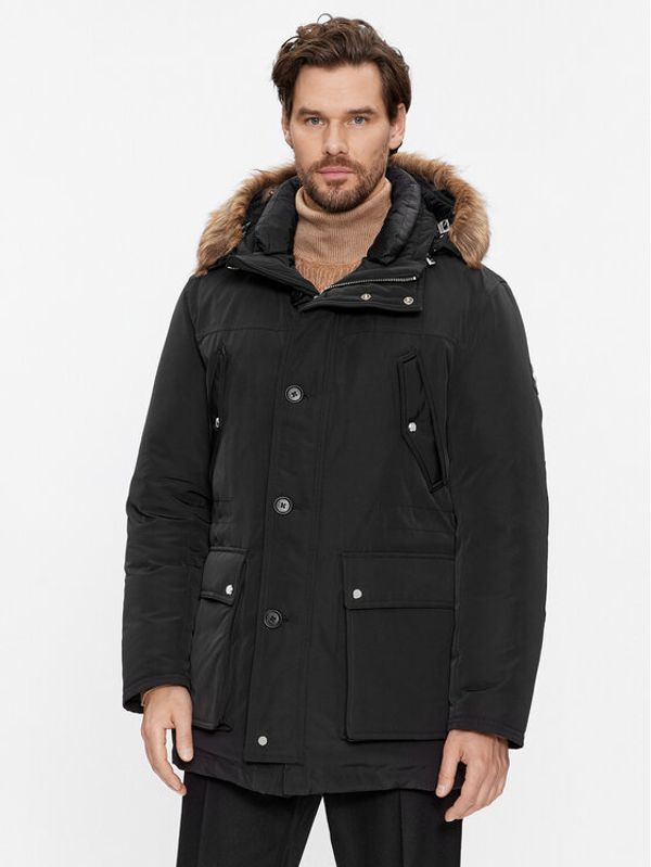 Boss Boss Pernata jakna Dadico 50499371 Crna Regular Fit