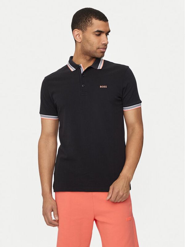 Boss Boss Polo Paddy 50469055 Crna Regular Fit